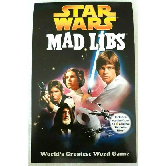 Star Wars Mad Libs Word Game From Films Roger Price Leonard Stern Paperback Book - Picture 1 of 3